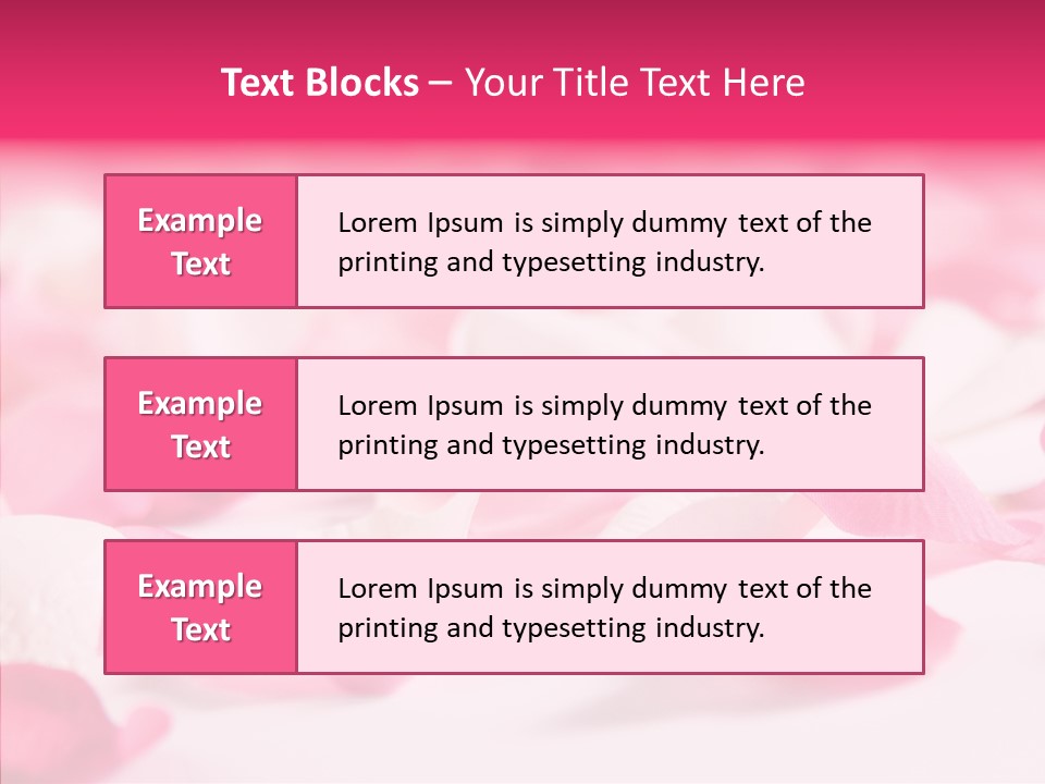 Flower Femininity Soft PowerPoint Template