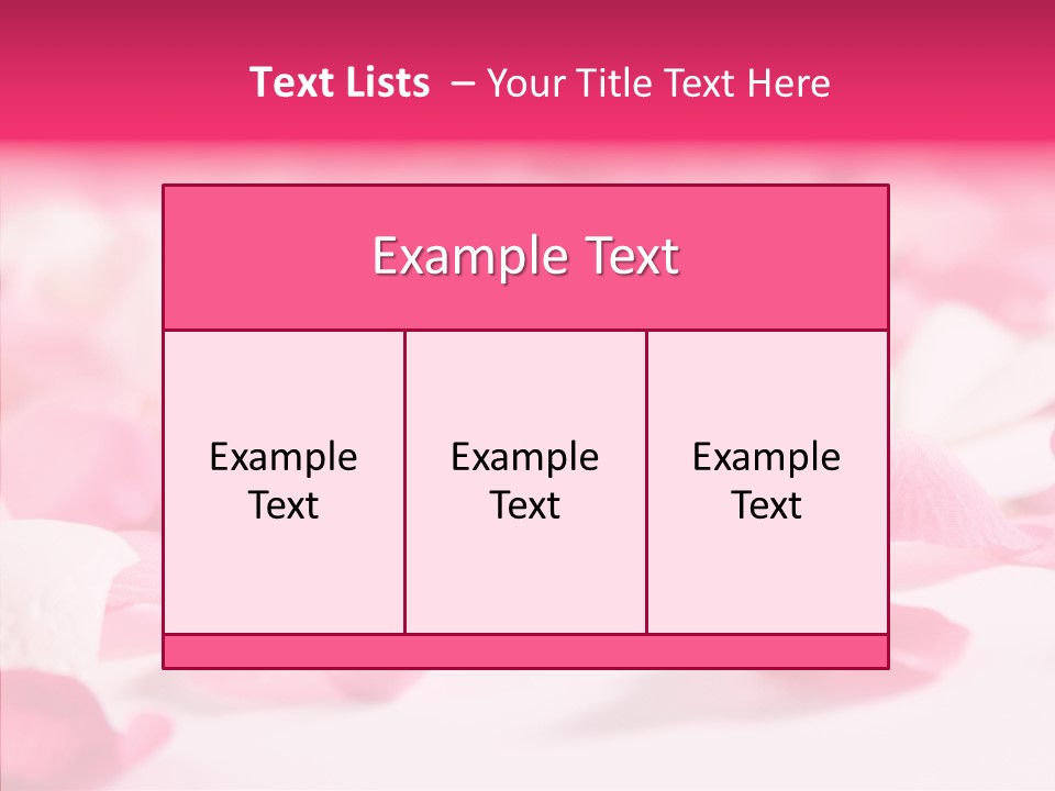 Flower Femininity Soft PowerPoint Template