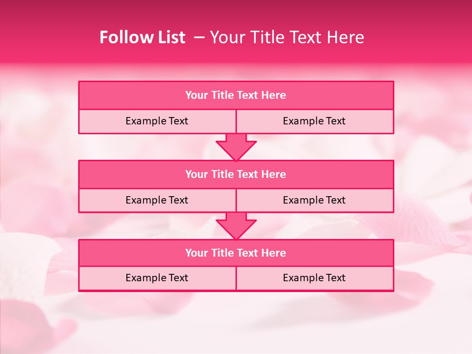 Flower Femininity Soft PowerPoint Template