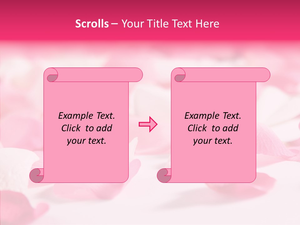 Flower Femininity Soft PowerPoint Template