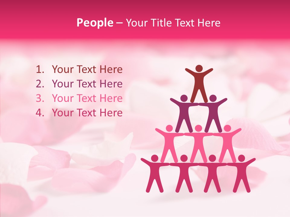 Flower Femininity Soft PowerPoint Template