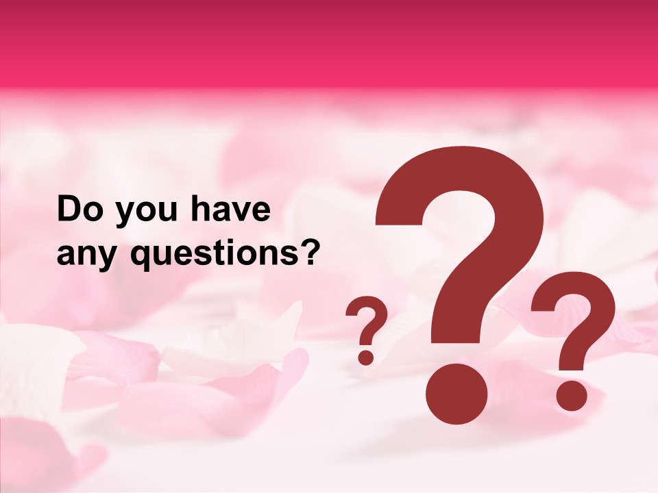 Flower Femininity Soft PowerPoint Template