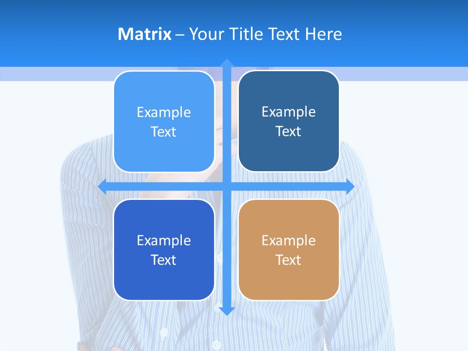Problem Portrait Thoughtful PowerPoint Template