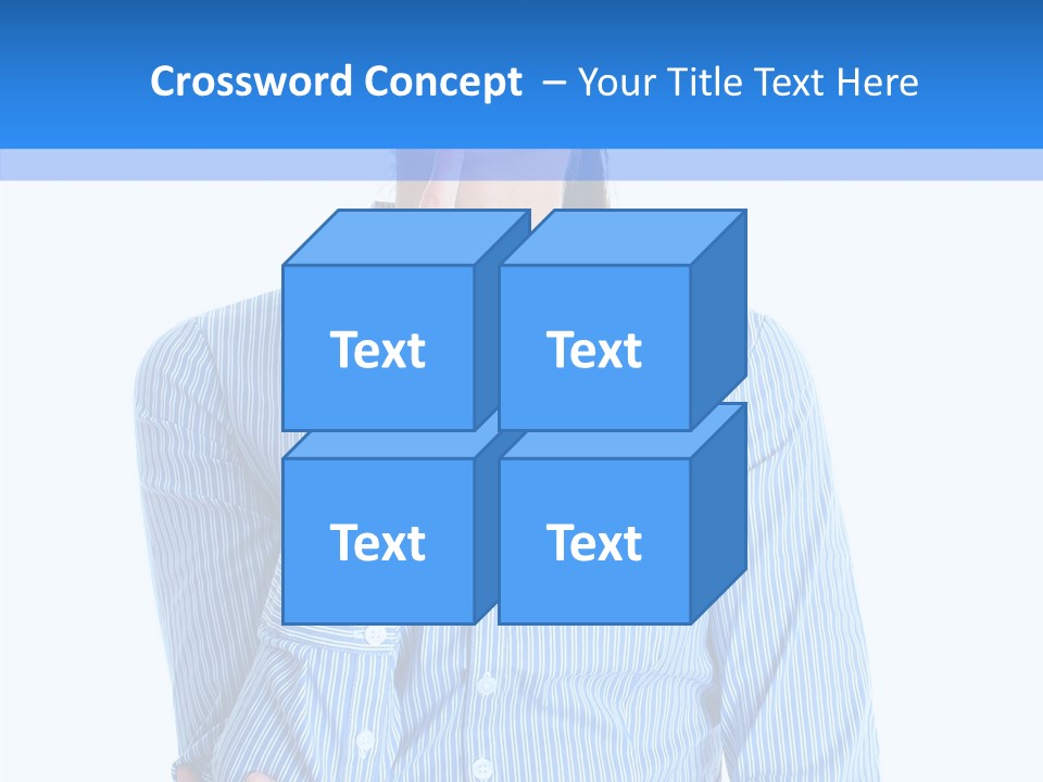 Problem Portrait Thoughtful PowerPoint Template