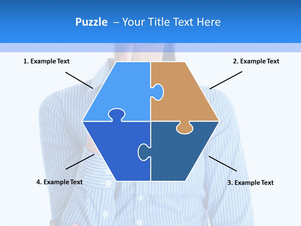 Problem Portrait Thoughtful PowerPoint Template