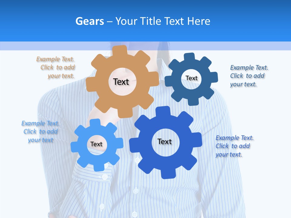Problem Portrait Thoughtful PowerPoint Template