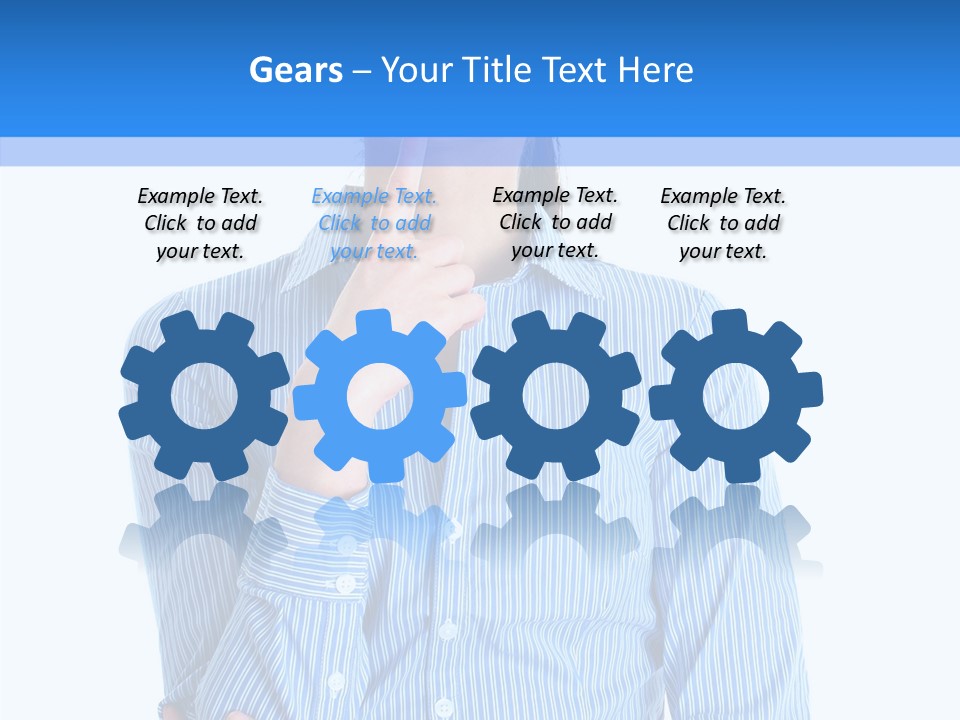 Problem Portrait Thoughtful PowerPoint Template