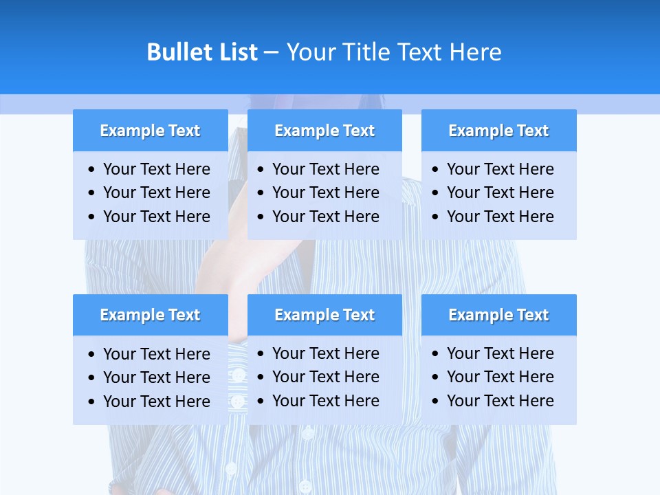 Problem Portrait Thoughtful PowerPoint Template