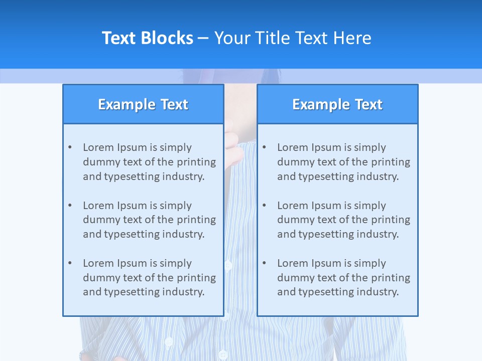 Problem Portrait Thoughtful PowerPoint Template