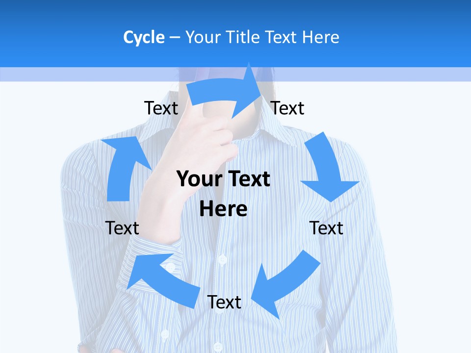 Problem Portrait Thoughtful PowerPoint Template