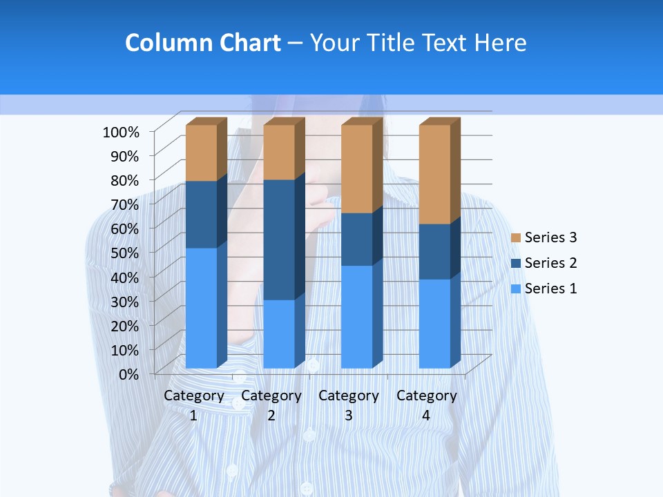 Problem Portrait Thoughtful PowerPoint Template