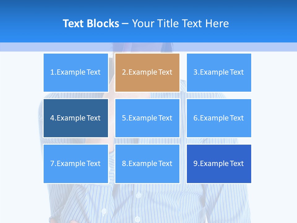 Problem Portrait Thoughtful PowerPoint Template