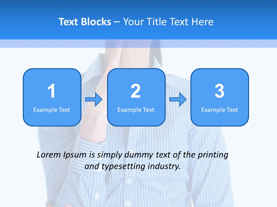 Problem Portrait Thoughtful PowerPoint Template