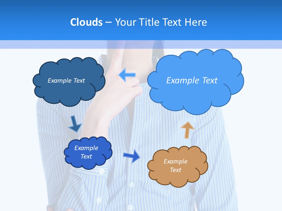 Problem Portrait Thoughtful PowerPoint Template