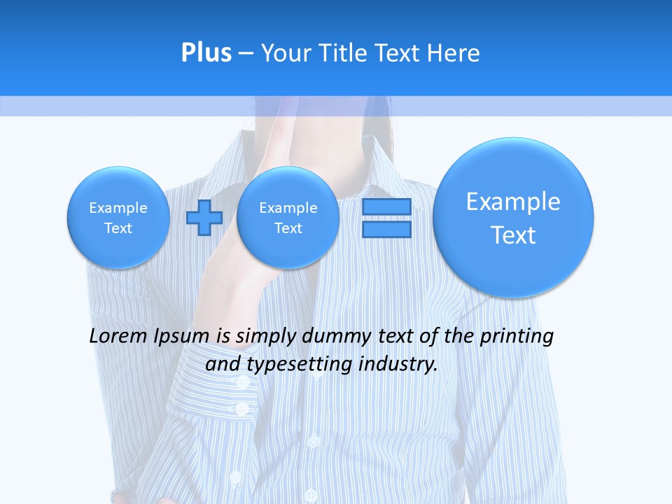 Problem Portrait Thoughtful PowerPoint Template