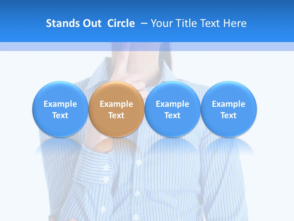 Problem Portrait Thoughtful PowerPoint Template