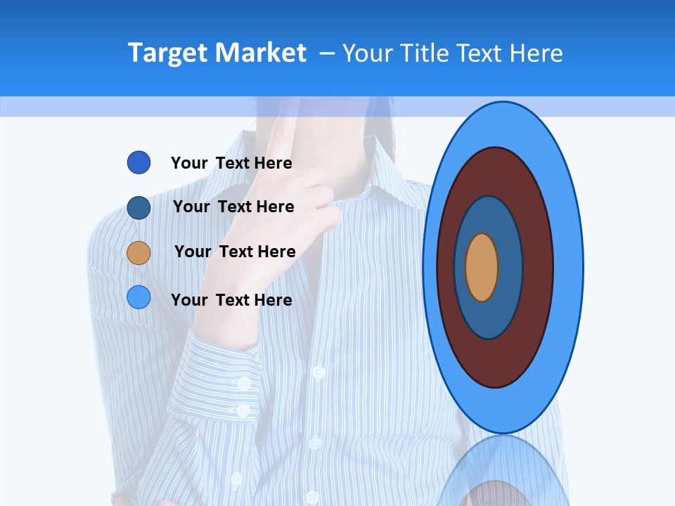 Problem Portrait Thoughtful PowerPoint Template