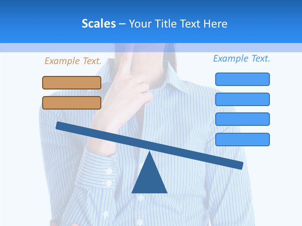 Problem Portrait Thoughtful PowerPoint Template