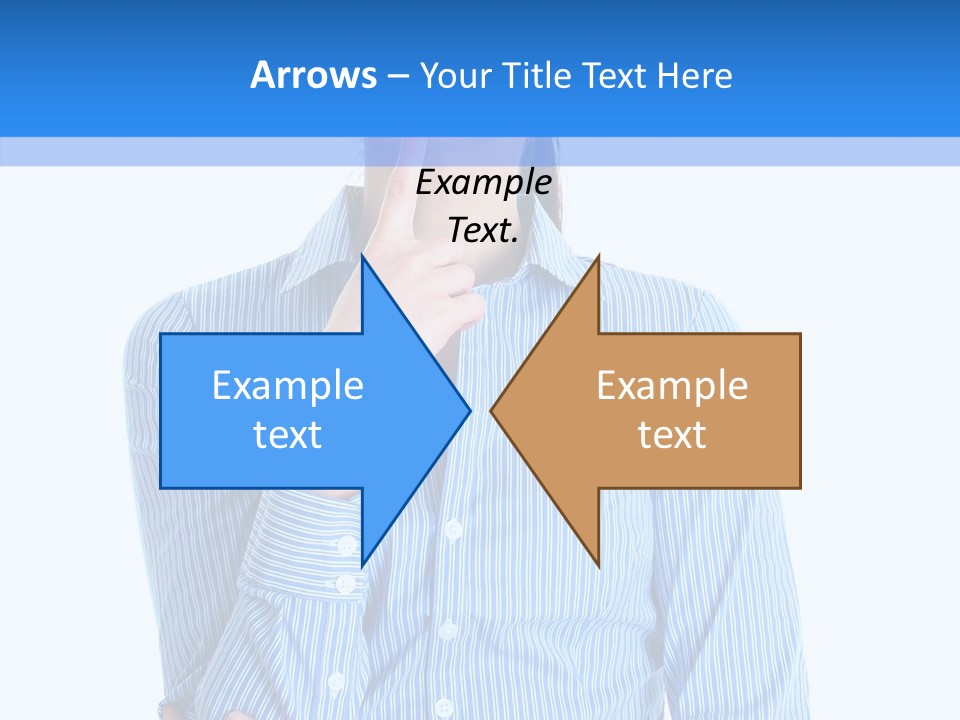 Problem Portrait Thoughtful PowerPoint Template