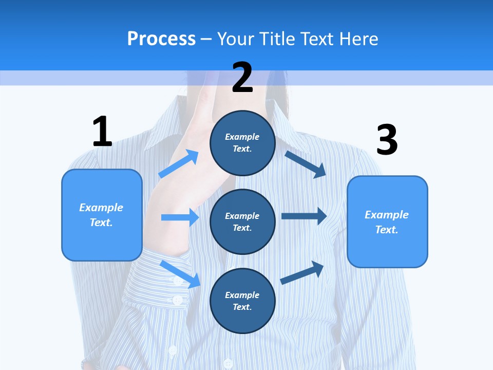 Problem Portrait Thoughtful PowerPoint Template