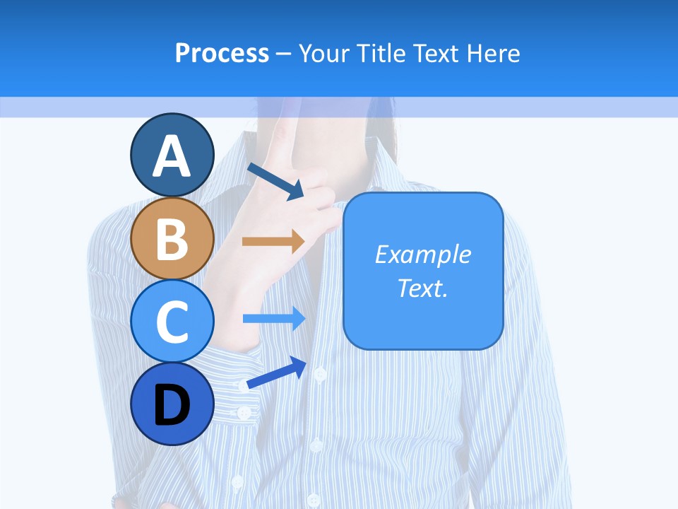 Problem Portrait Thoughtful PowerPoint Template