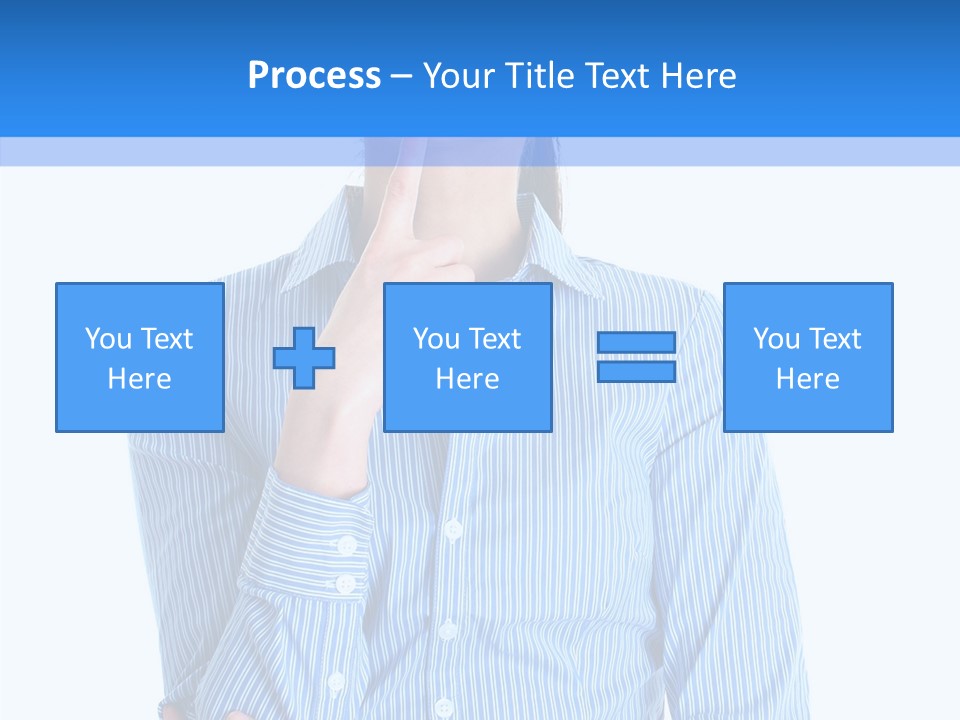 Problem Portrait Thoughtful PowerPoint Template