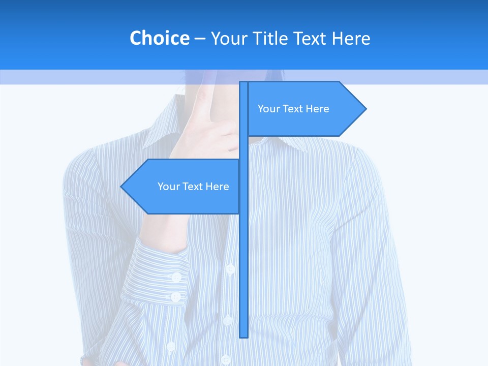 Problem Portrait Thoughtful PowerPoint Template