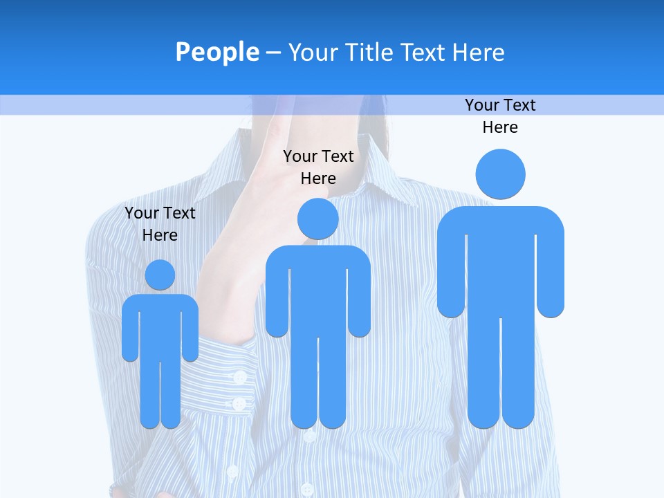 Problem Portrait Thoughtful PowerPoint Template