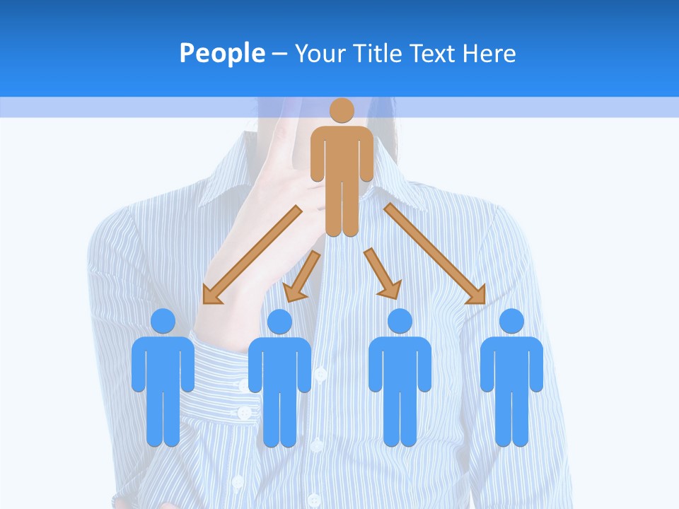 Problem Portrait Thoughtful PowerPoint Template