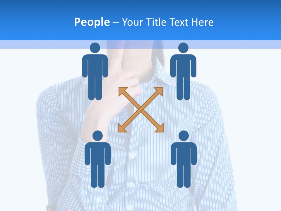 Problem Portrait Thoughtful PowerPoint Template