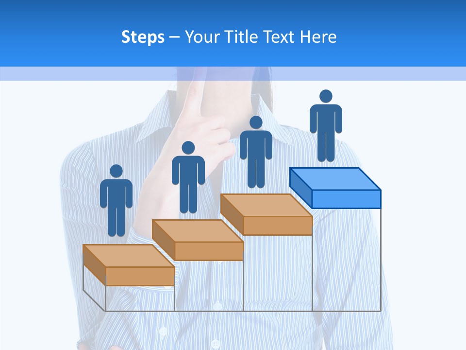 Problem Portrait Thoughtful PowerPoint Template