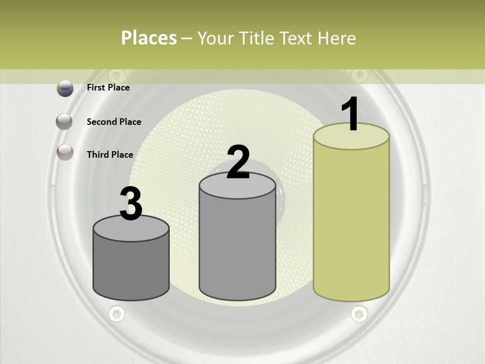 Tweeter Sound Pattern PowerPoint Template