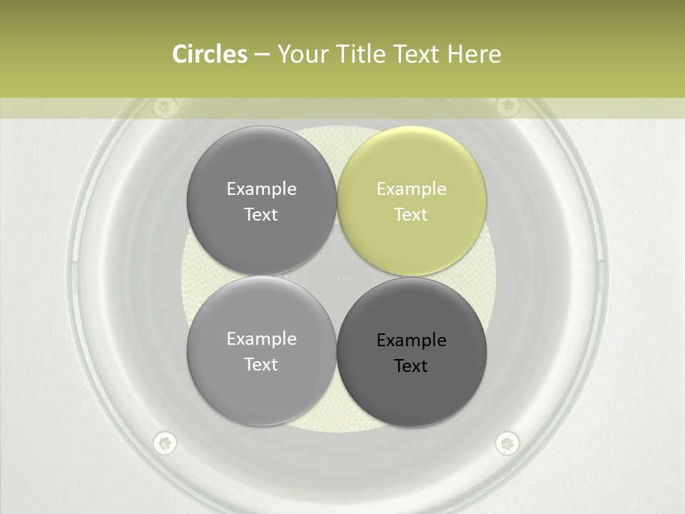 Tweeter Sound Pattern PowerPoint Template