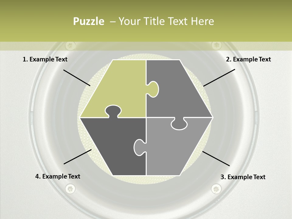 Tweeter Sound Pattern PowerPoint Template