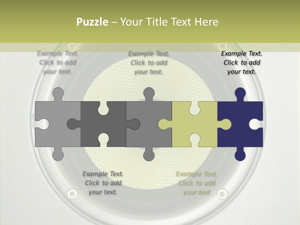 Tweeter Sound Pattern PowerPoint Template