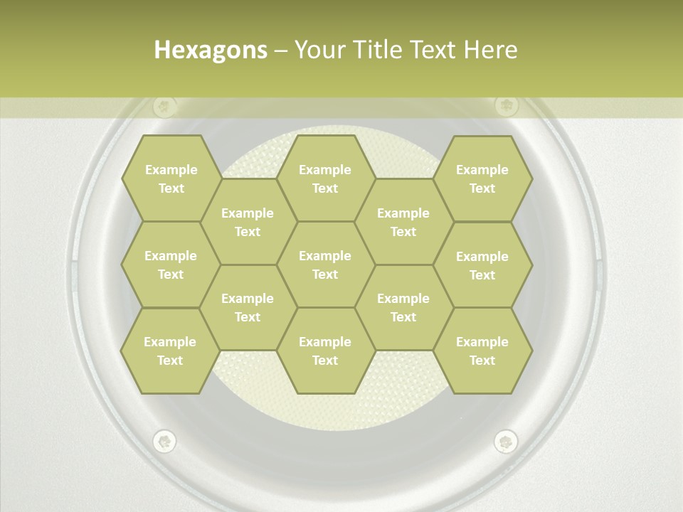 Tweeter Sound Pattern PowerPoint Template