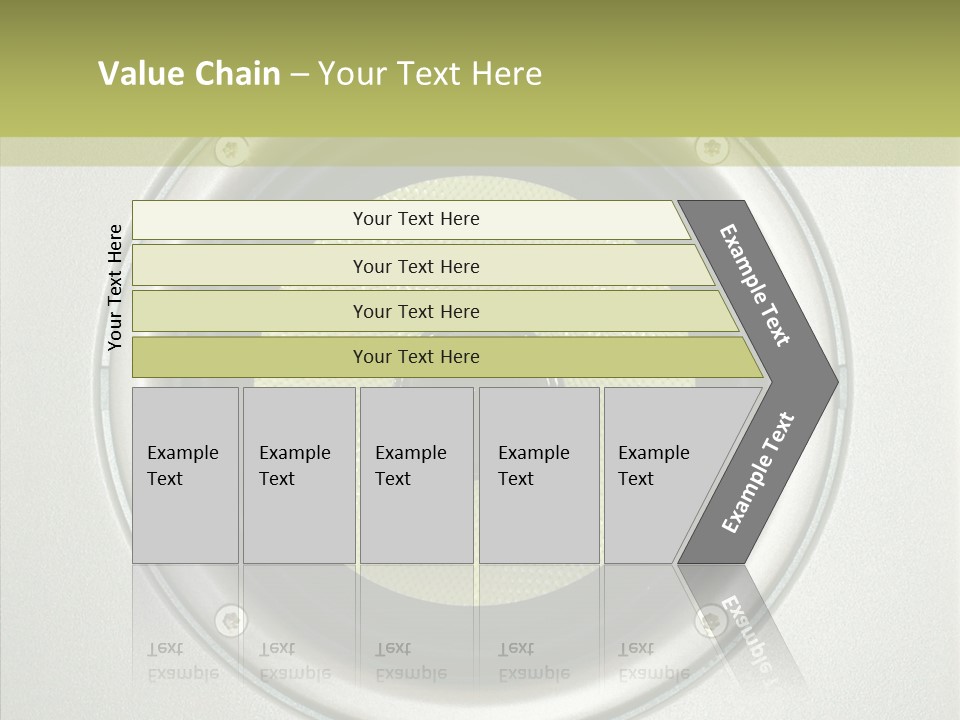 Tweeter Sound Pattern PowerPoint Template