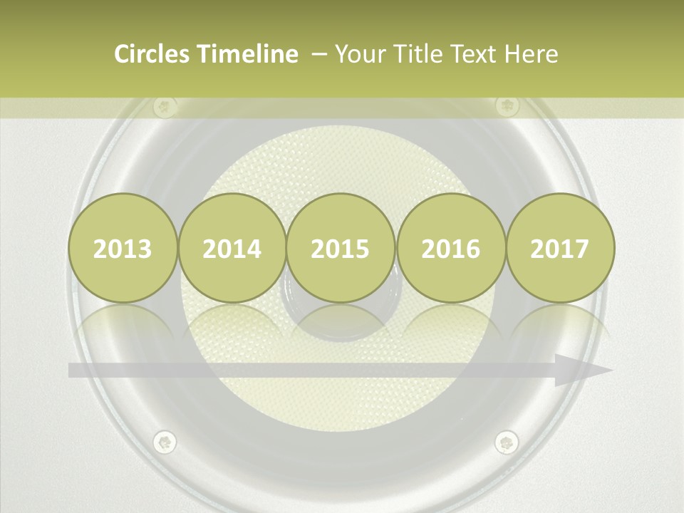 Tweeter Sound Pattern PowerPoint Template