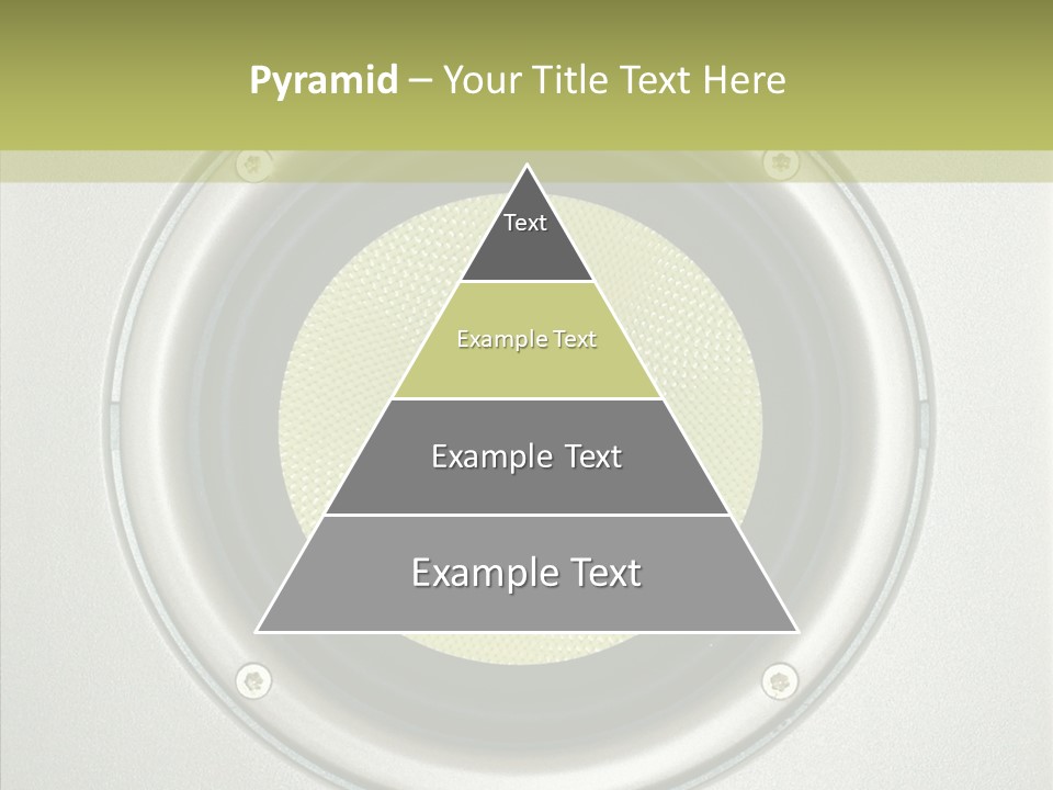Tweeter Sound Pattern PowerPoint Template