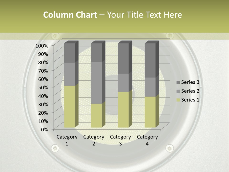 Tweeter Sound Pattern PowerPoint Template