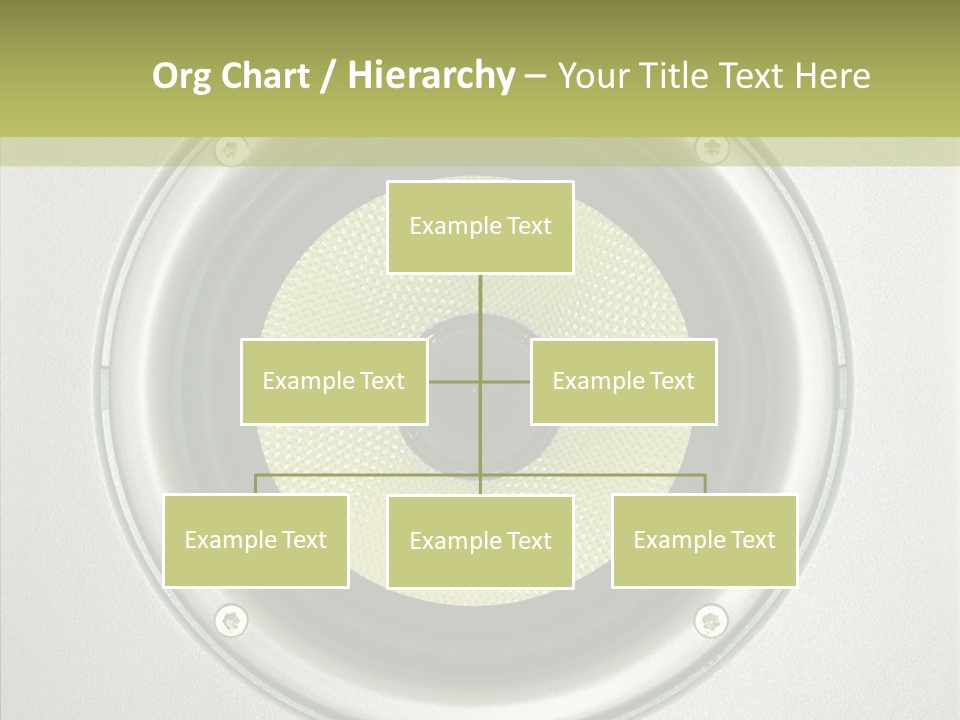 Tweeter Sound Pattern PowerPoint Template