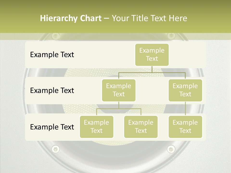 Tweeter Sound Pattern PowerPoint Template