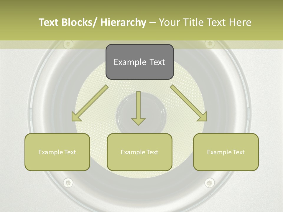 Tweeter Sound Pattern PowerPoint Template
