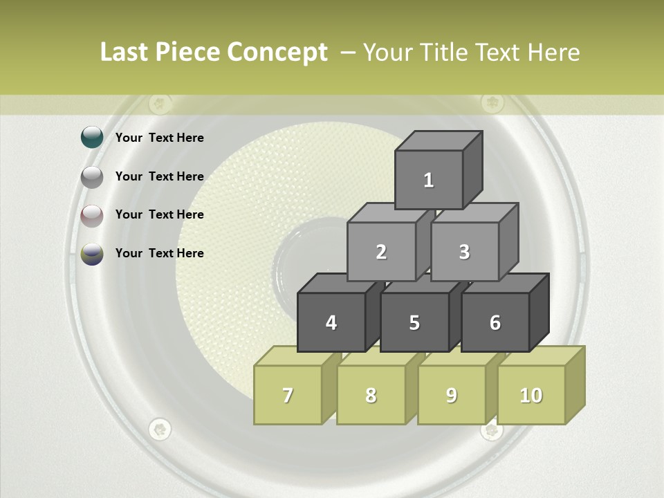 Tweeter Sound Pattern PowerPoint Template