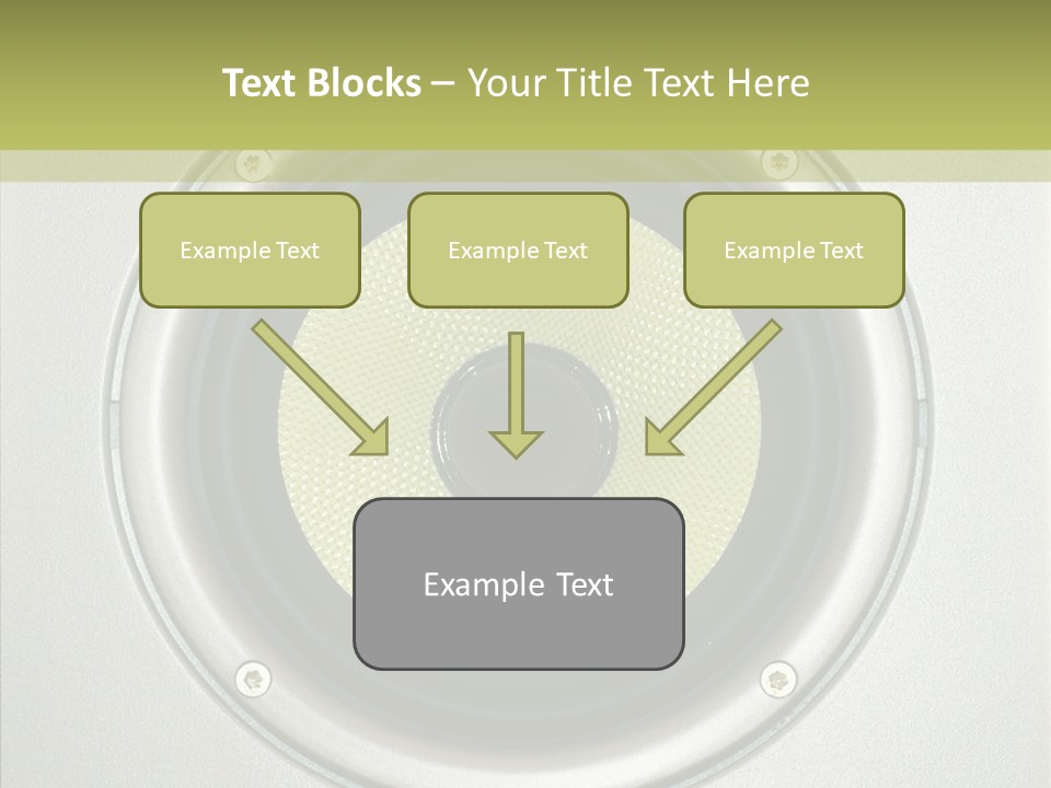 Tweeter Sound Pattern PowerPoint Template