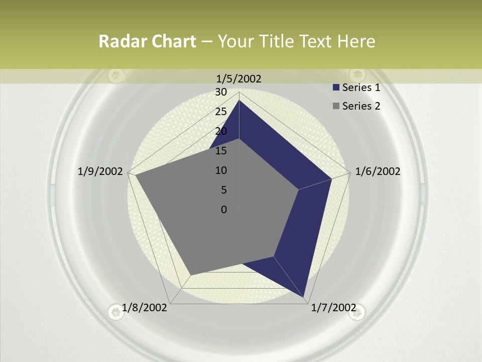 Tweeter Sound Pattern PowerPoint Template