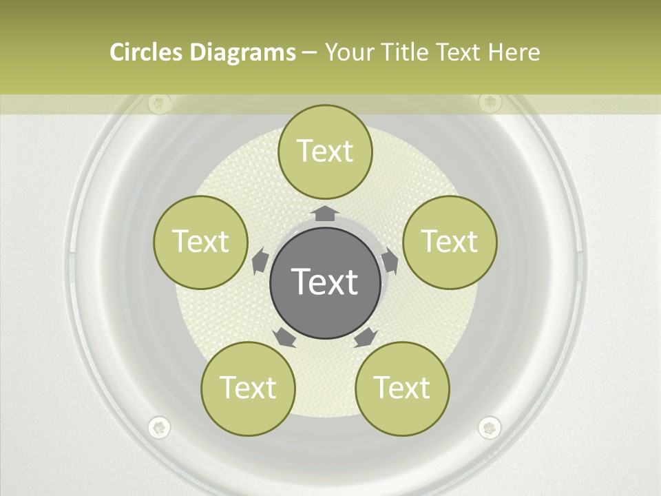 Tweeter Sound Pattern PowerPoint Template