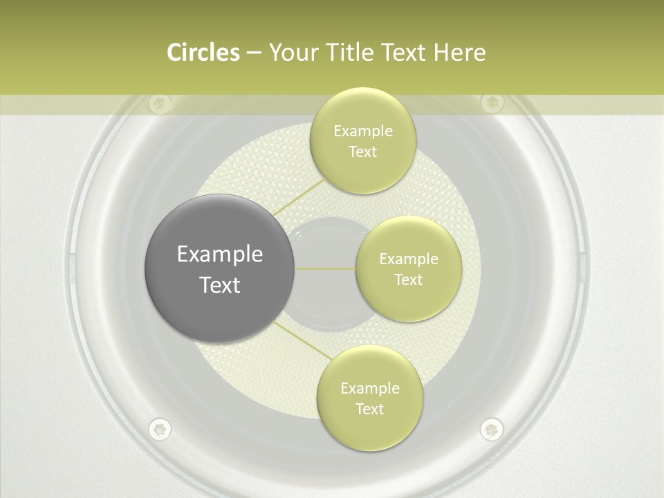 Tweeter Sound Pattern PowerPoint Template