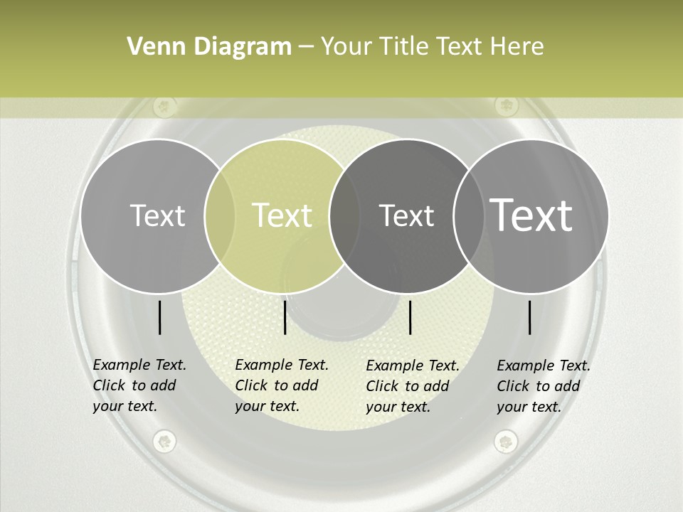 Tweeter Sound Pattern PowerPoint Template