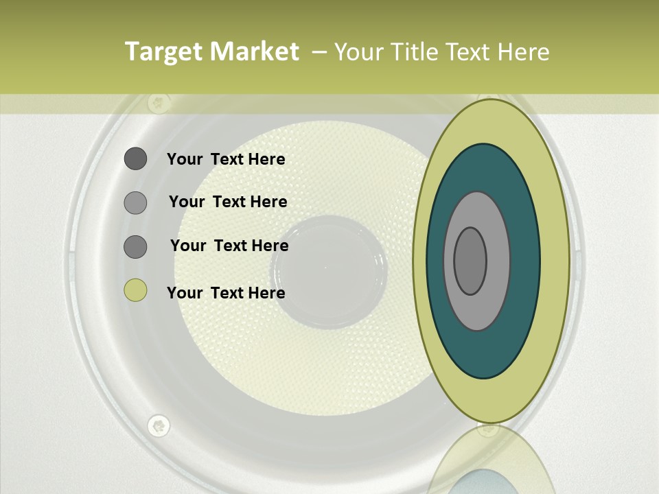 Tweeter Sound Pattern PowerPoint Template